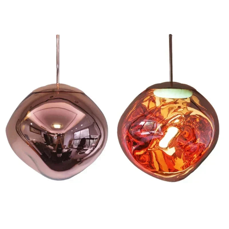 Hanglampen van noords glas