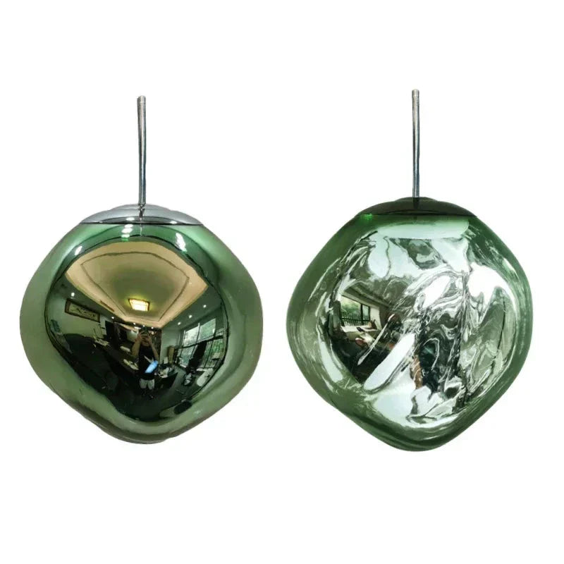 Hanglampen van noords glas