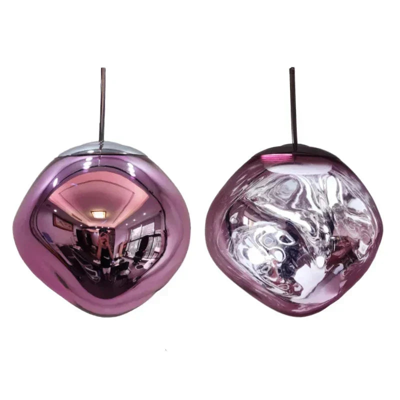 Hanglampen van noords glas