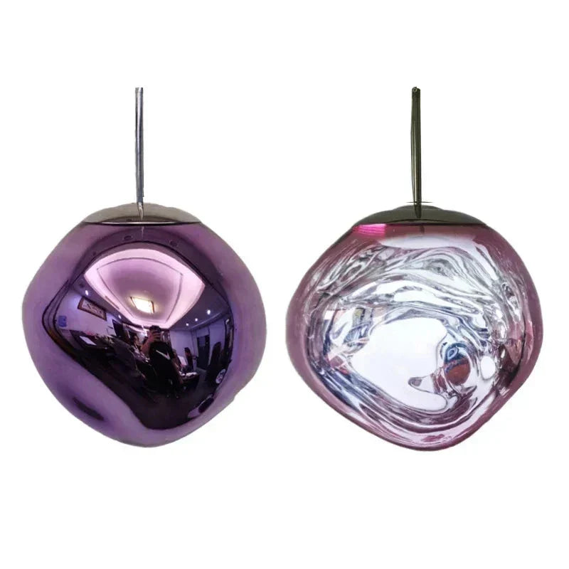 Hanglampen van noords glas