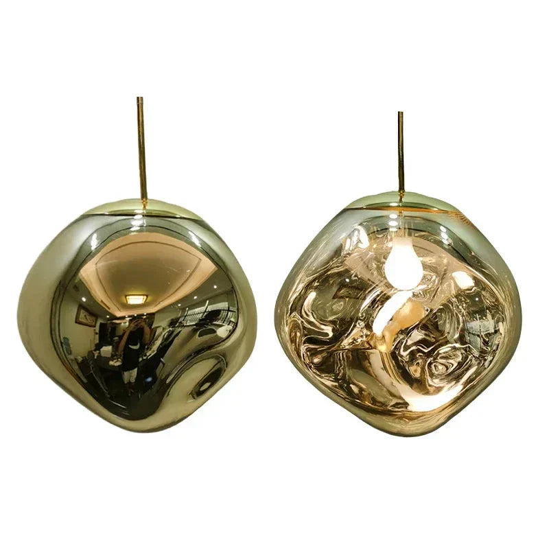 Hanglampen van noords glas
