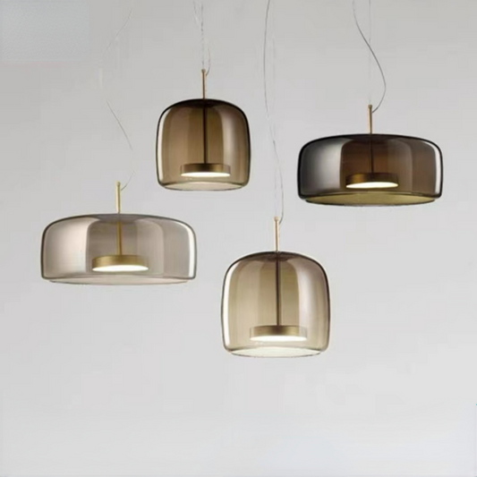 Moderne glazen hanglampen