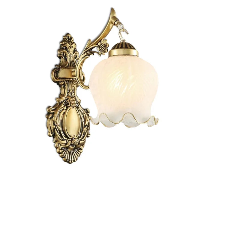 Vintage wandlamp in europese stijl