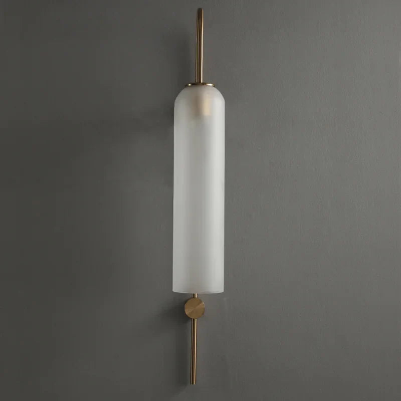 Moderne glazen wandlamp