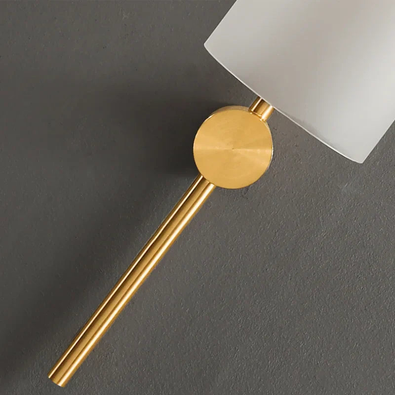 Moderne glazen wandlamp