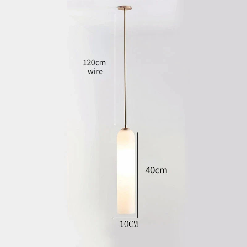 Moderne glazen wandlamp