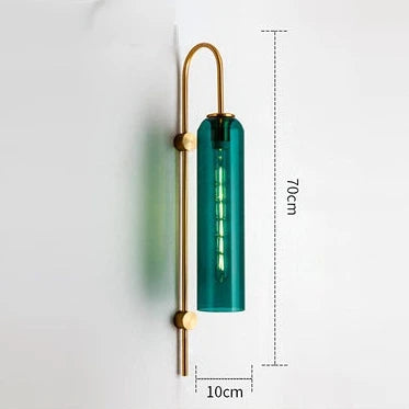 Moderne glazen wandlamp