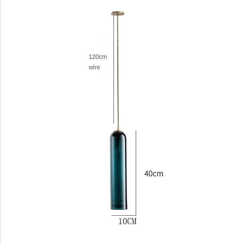 Moderne glazen wandlamp