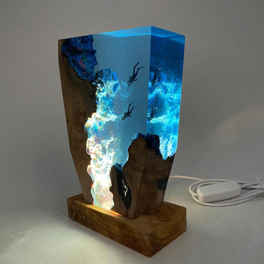 Oceandepths | oceaan karst duiker tafellamp