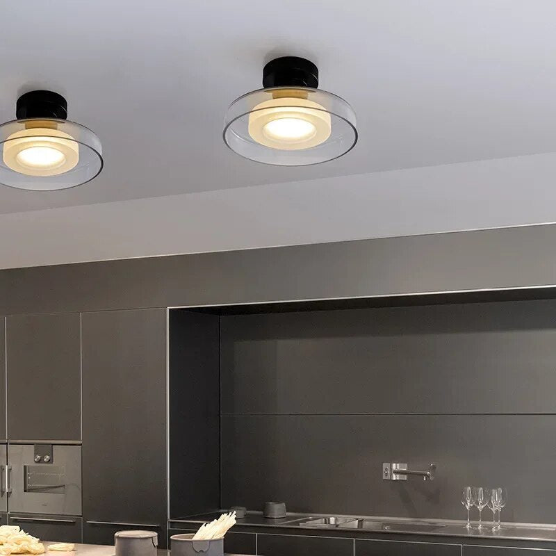 Novanimbus - ronde glazen wandlamp