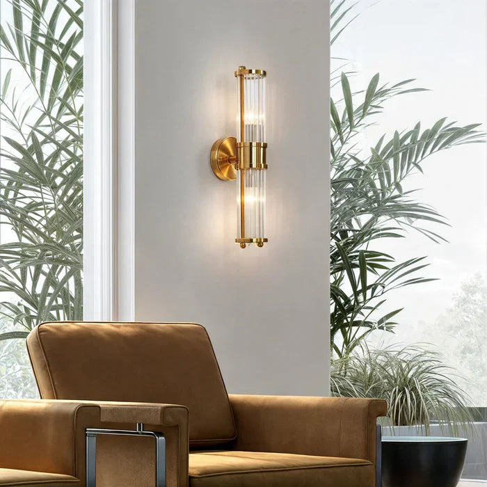 Luxe gouden badkamer wandlampen