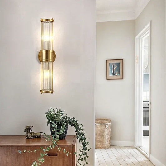 Luxe gouden badkamer wandlampen