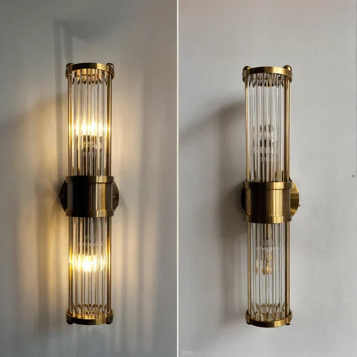Luxe gouden badkamer wandlampen
