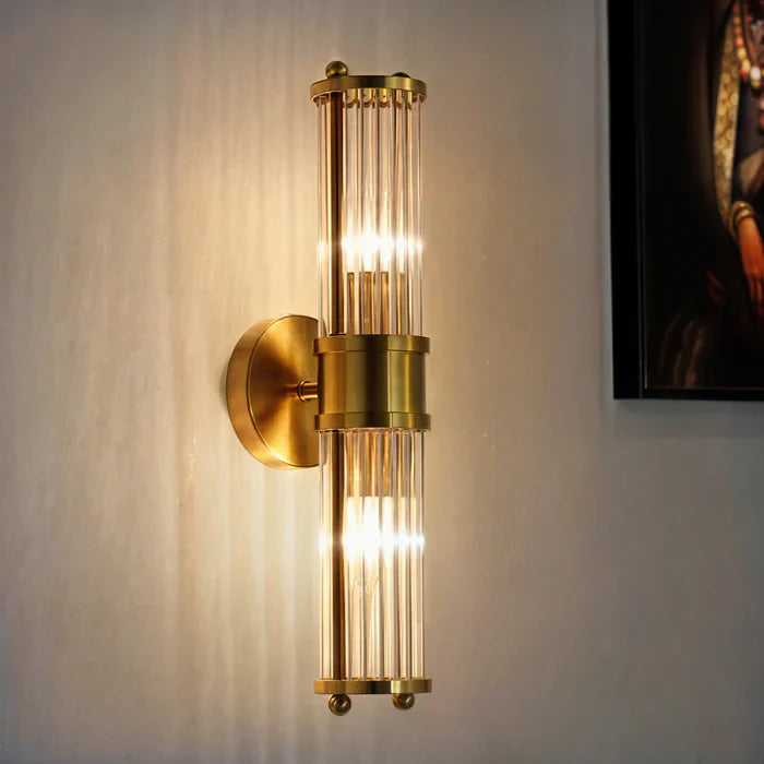 Luxe gouden badkamer wandlampen